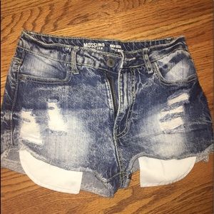 Mossimo Supply Co. High Rise Jean Shorts